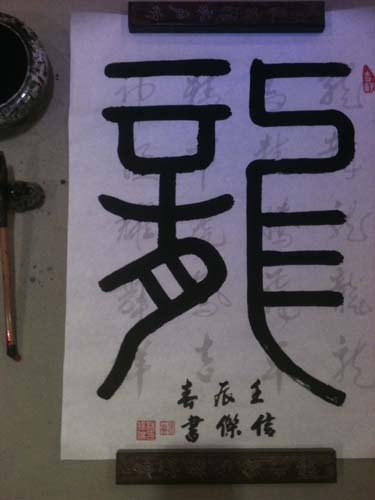 应微百家百龙合壁作品