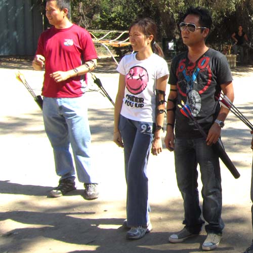 Group Archery Class @ Pasadena 10-1-2011