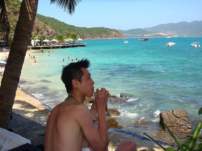 enjoying my afternoon