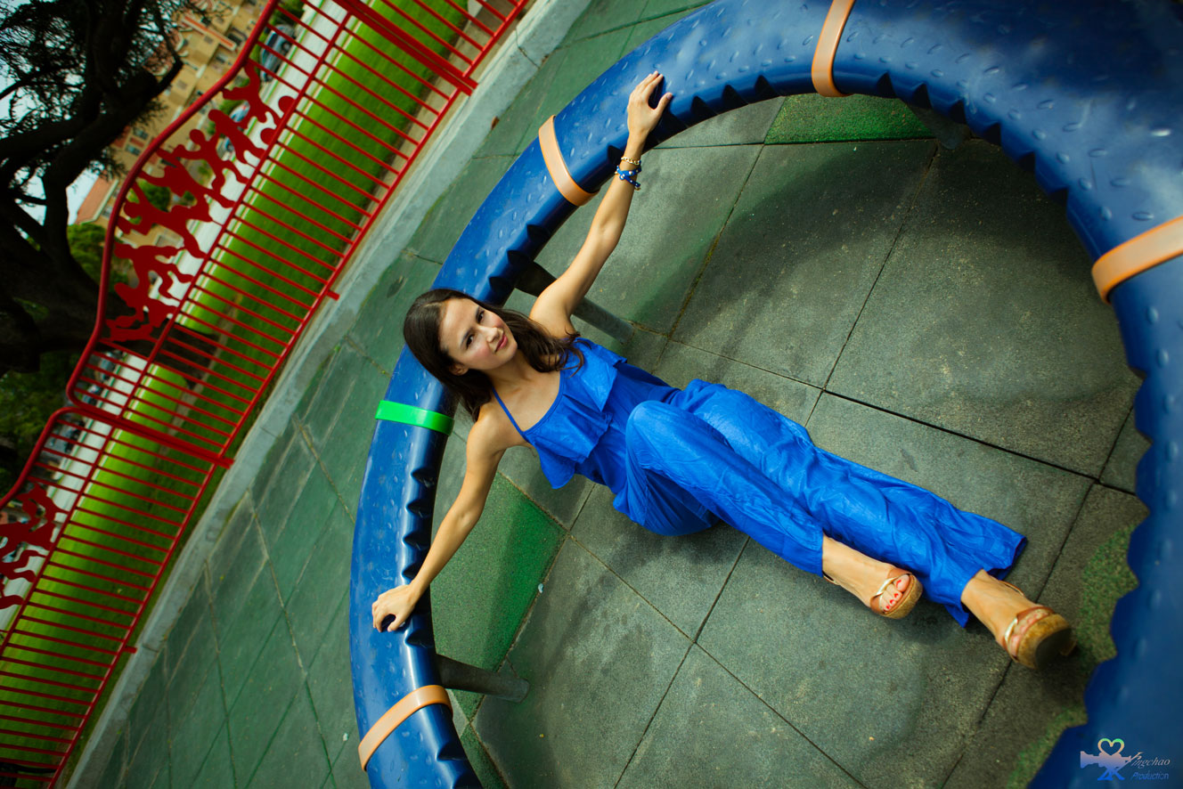 最近拍的模特照片